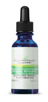 Good Health Naturally Pure Concentrated Organic Minerals 60ml